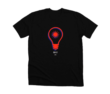 "Journey Around The Sun" black t-shirt